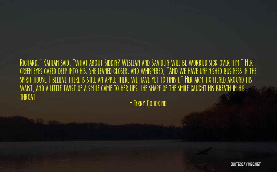 Sick Of Her Quotes By Terry Goodkind Sick Of Her Quotes By Terry Goodkind