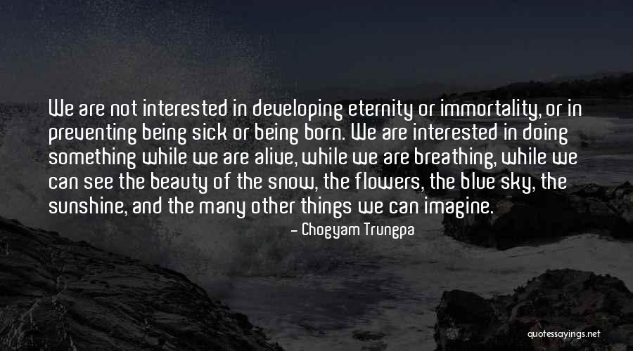 Sick Of Snow Quotes By Chogyam Trungpa Sick Of Snow Quotes By Chogyam Trungpa