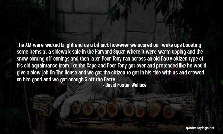 Sick Of Snow Quotes By David Foster Wallace Sick Of Snow Quotes By David Foster Wallace