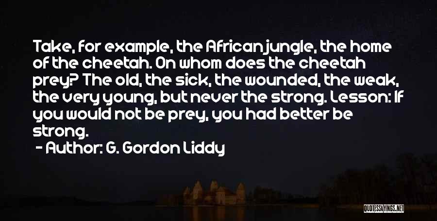 Sick Quotes By G. Gordon Liddy