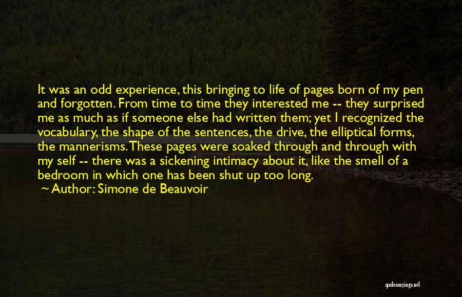 Sickening Quotes By Simone De Beauvoir