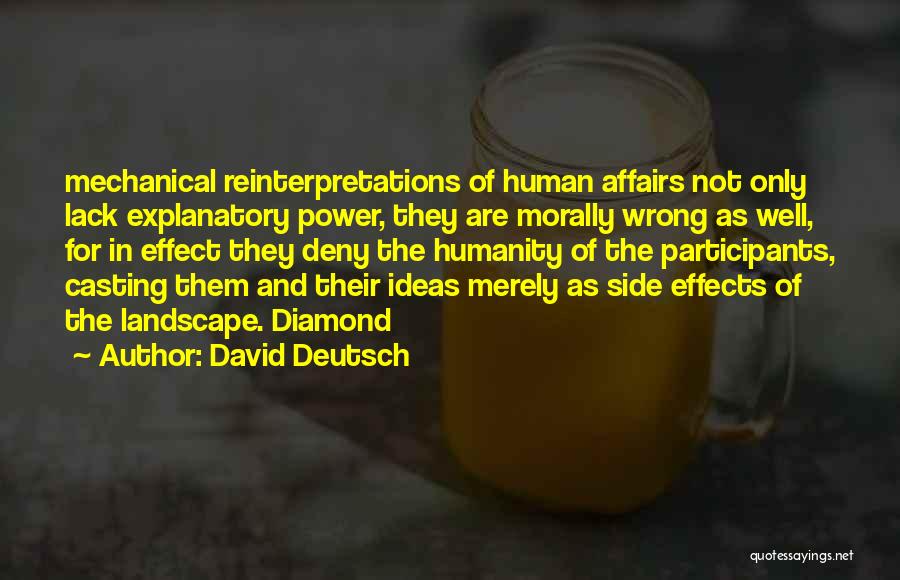 Side Effect Quotes By David Deutsch