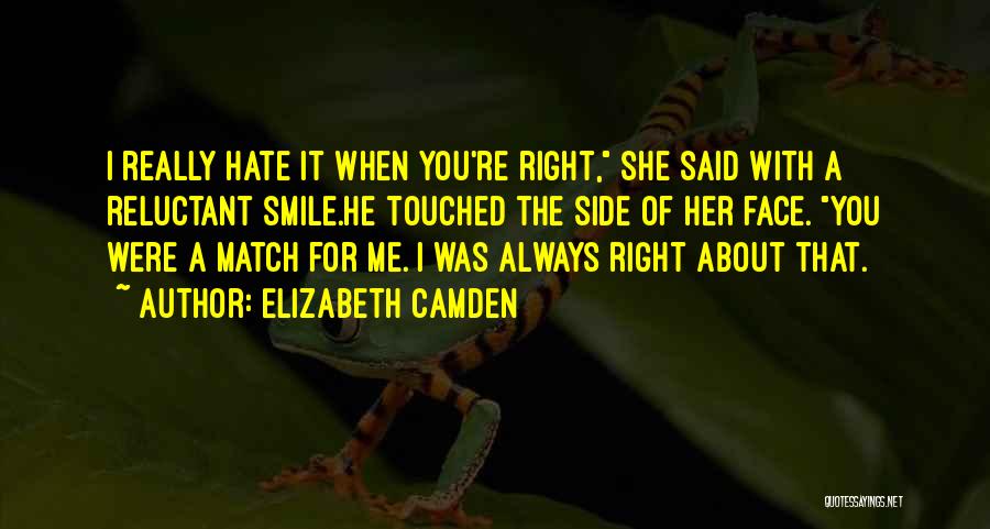 Side Face Quotes By Elizabeth Camden