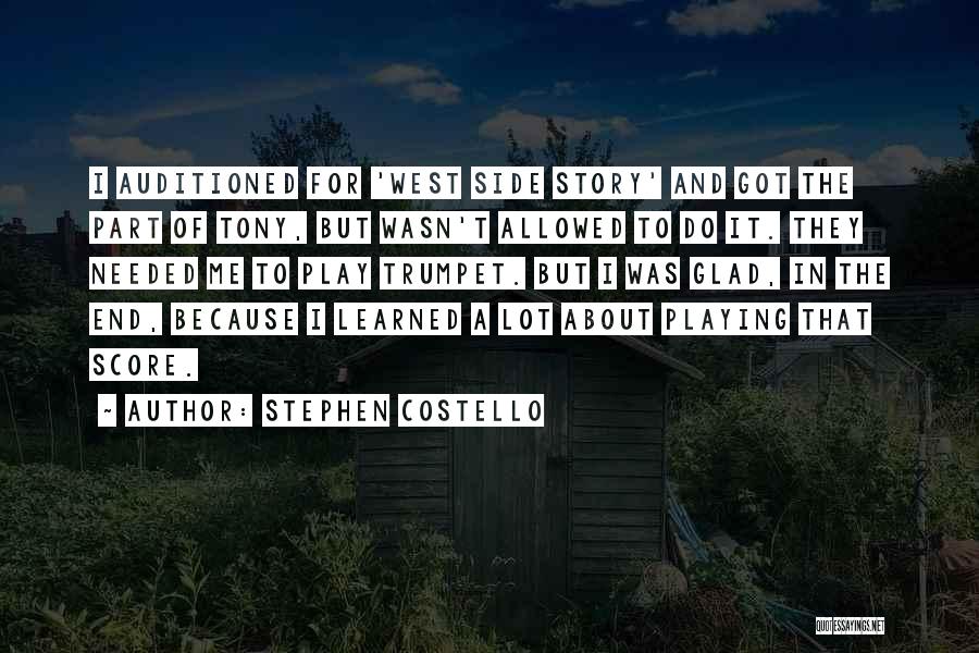 Side Of The Story Quotes By Stephen Costello