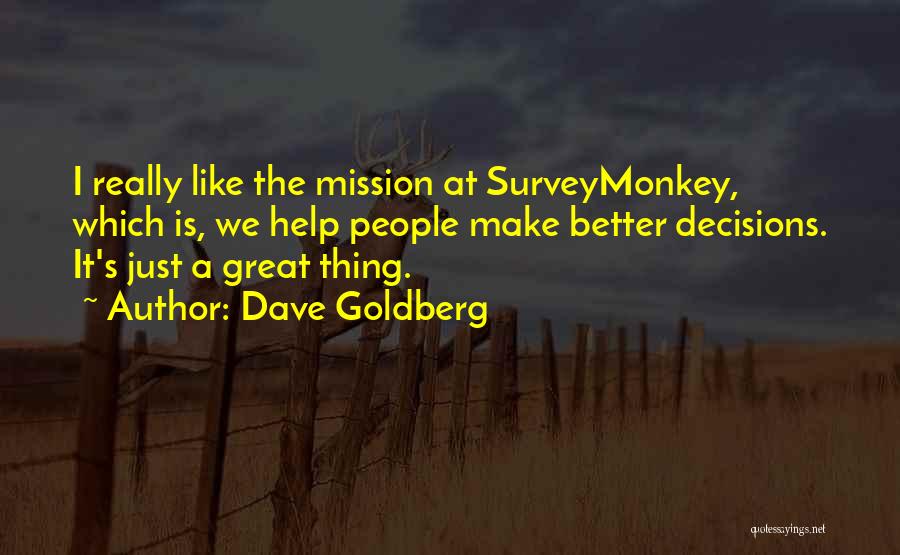 Sidenotes Quotes By Dave Goldberg