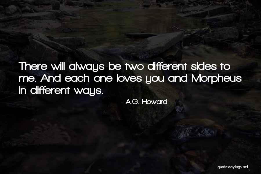 Sides Quotes By A.G. Howard