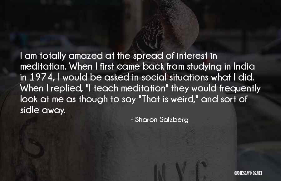 Sidle Quotes By Sharon Salzberg Sidle Quotes By Sharon Salzberg