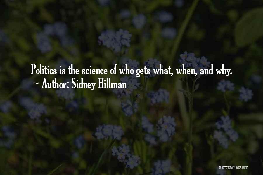 Sidney Hillman Quotes 386534