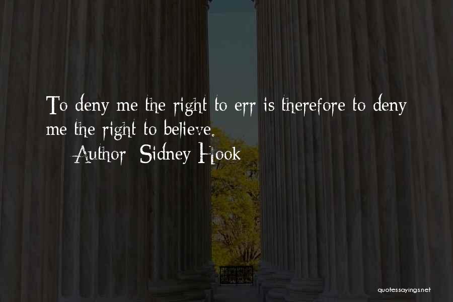 Sidney Hook Quotes 1832146