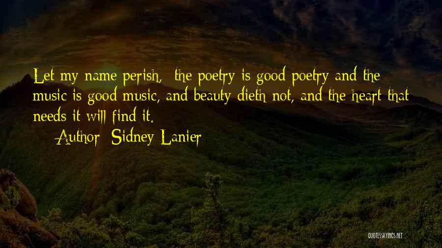 Sidney Lanier Quotes 891289