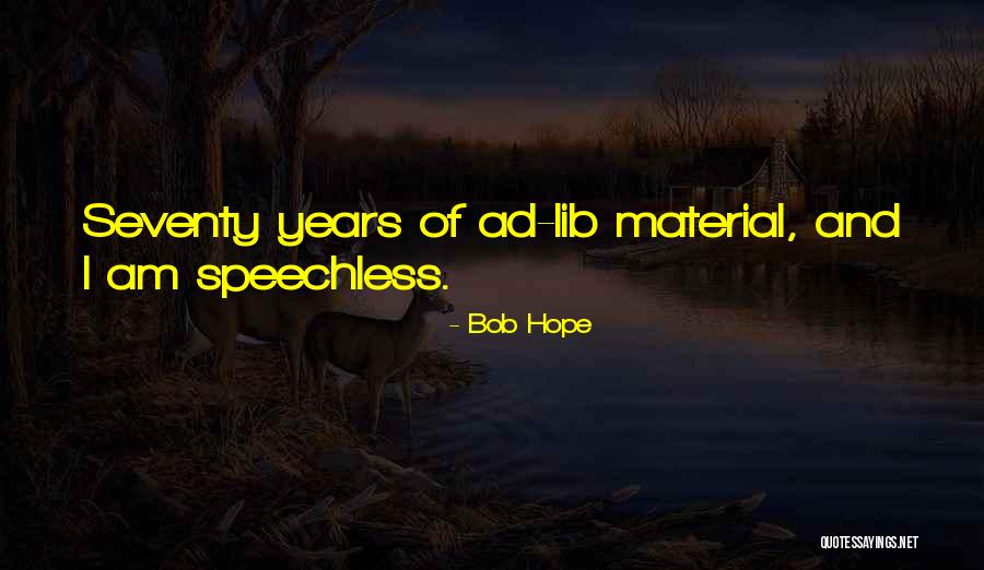 Sieffert Darwinius Quotes By Bob Hope