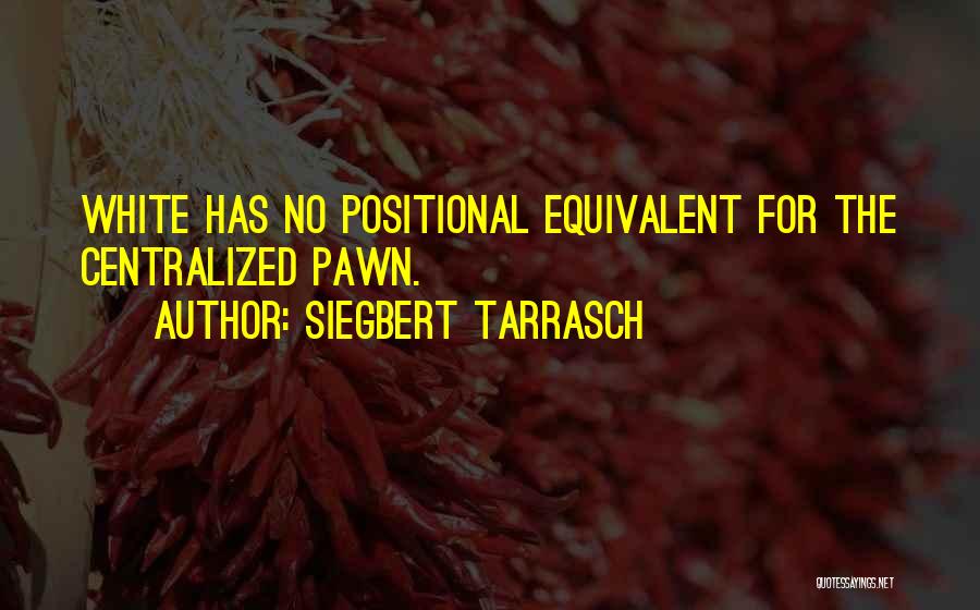 Siegbert Tarrasch Quotes 1689447