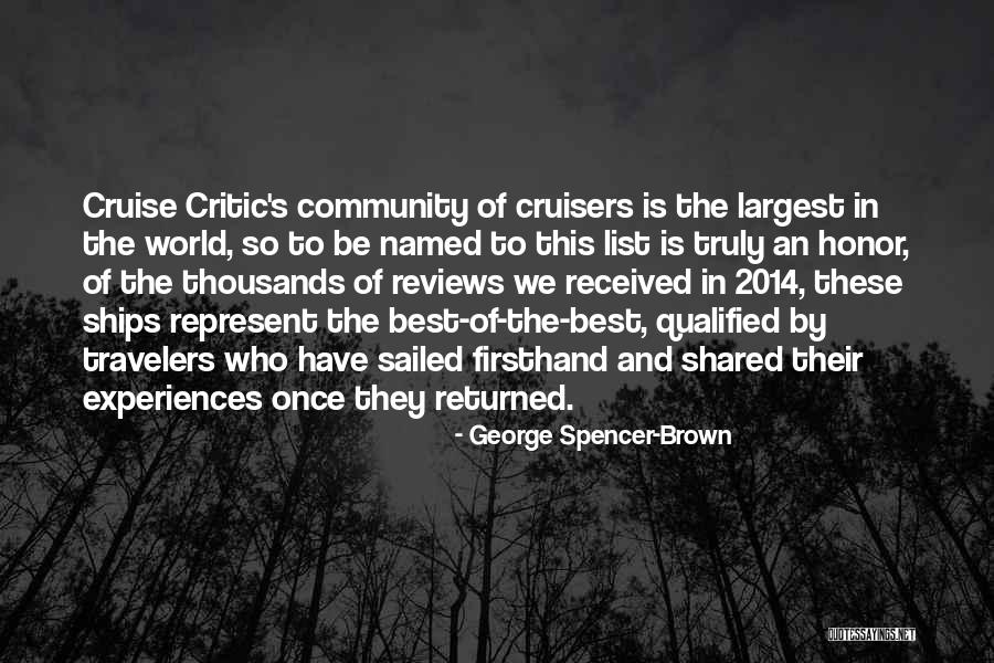 Sientensen Quotes By George Spencer-Brown Sientensen Quotes By George Spencer-Brown