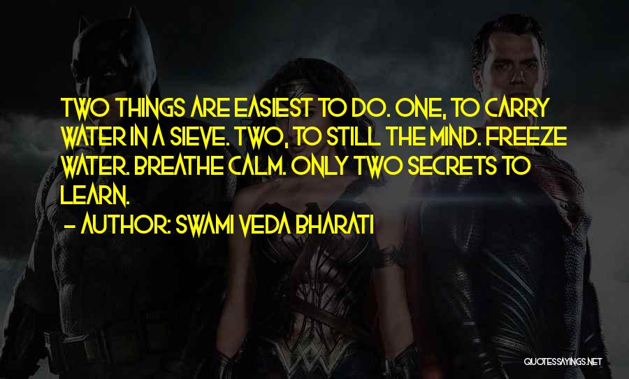 Sieve Quotes By Swami Veda Bharati