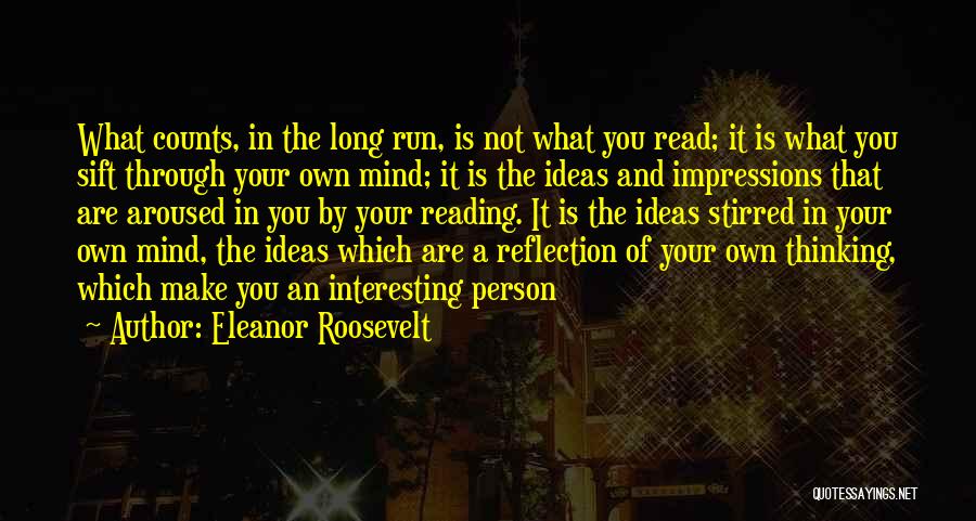 Sift Quotes By Eleanor Roosevelt