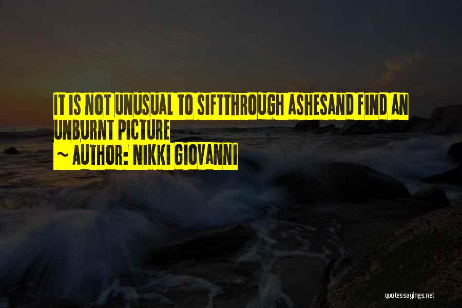 Sift Quotes By Nikki Giovanni