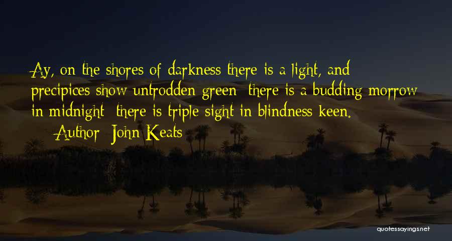 Sight And Blindness Quotes By John Keats