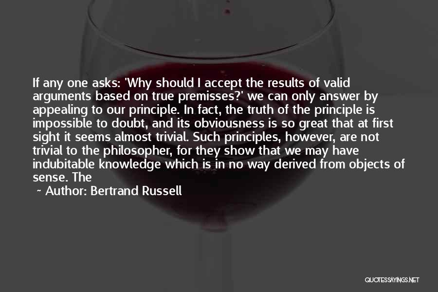 Sight And Knowledge Quotes By Bertrand Russell