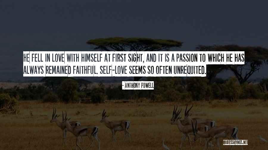 Sight And Love Quotes By Anthony Powell