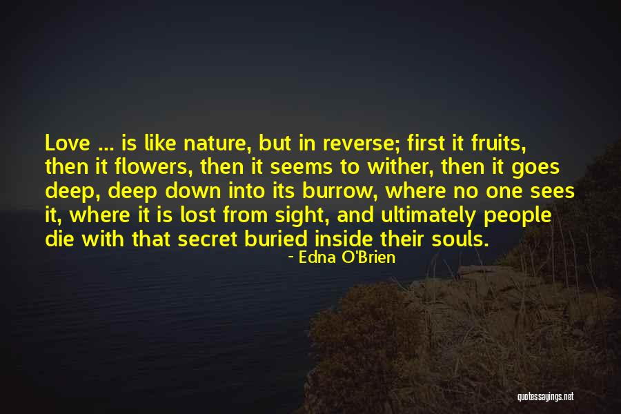 Sight And Love Quotes By Edna O'Brien