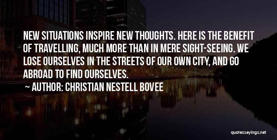 Sight And Seeing Quotes By Christian Nestell Bovee