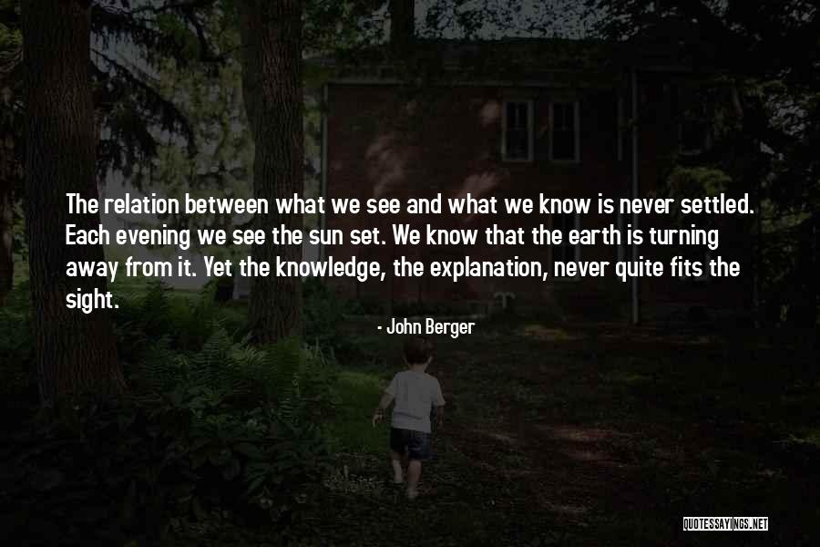 Sight And Seeing Quotes By John Berger