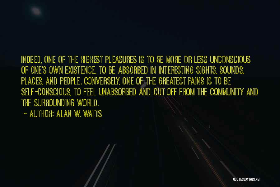 Sights And Sounds Quotes By Alan W. Watts