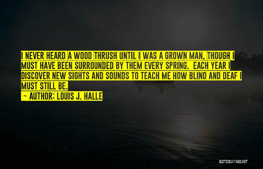 Sights And Sounds Quotes By Louis J. Halle