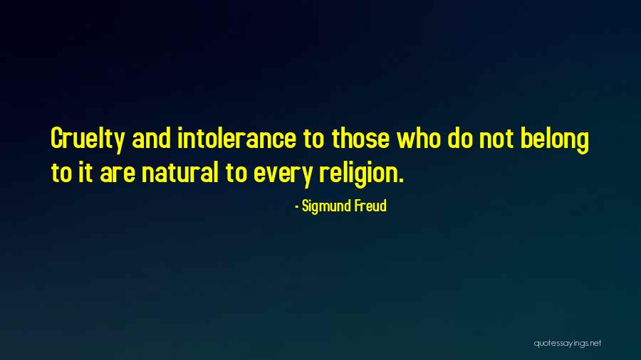 Sigmund Freud Religion Quotes By Sigmund Freud