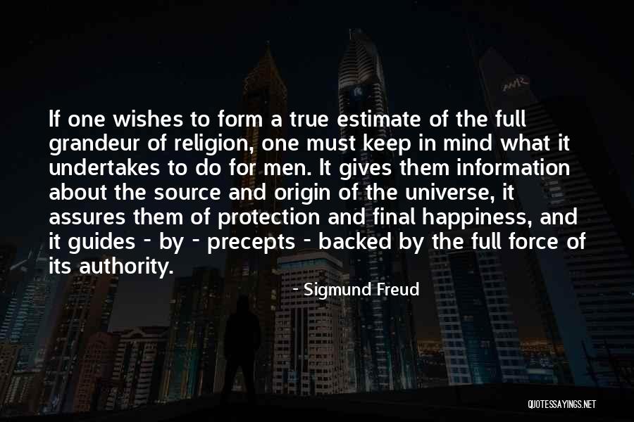 Sigmund Freud Religion Quotes By Sigmund Freud