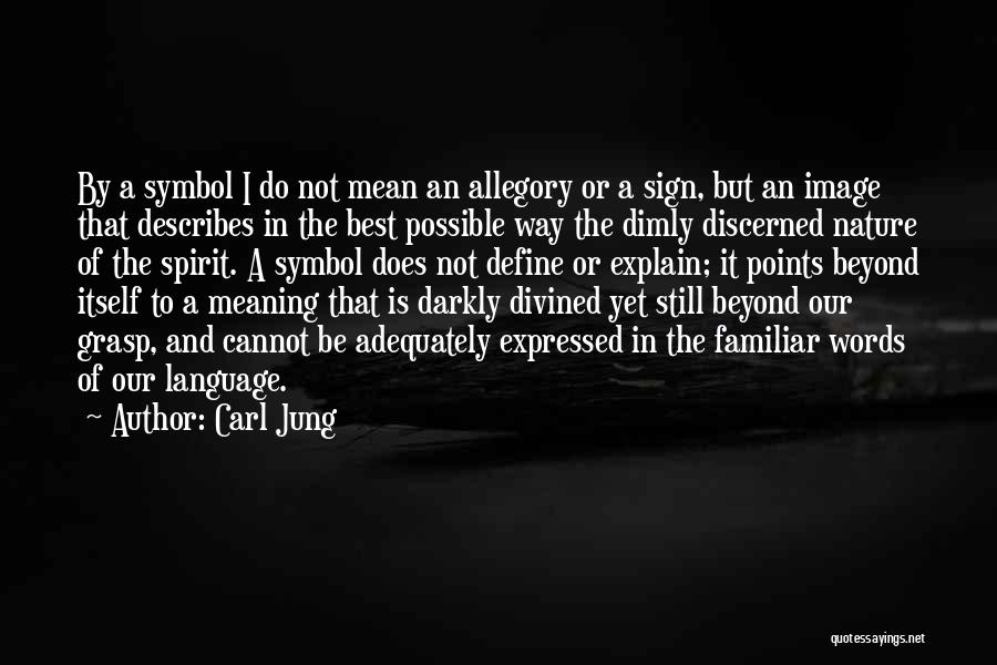 Sign Language Quotes By Carl Jung