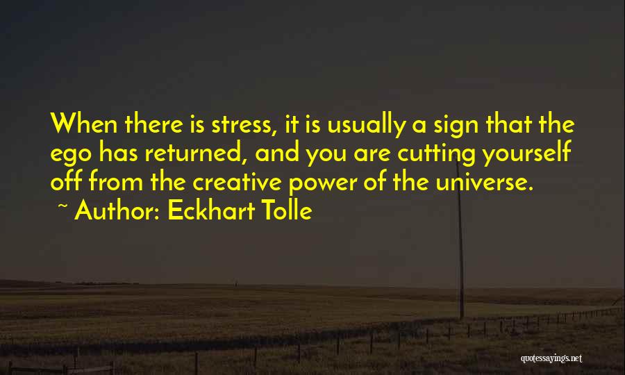 Sign Off Quotes By Eckhart Tolle