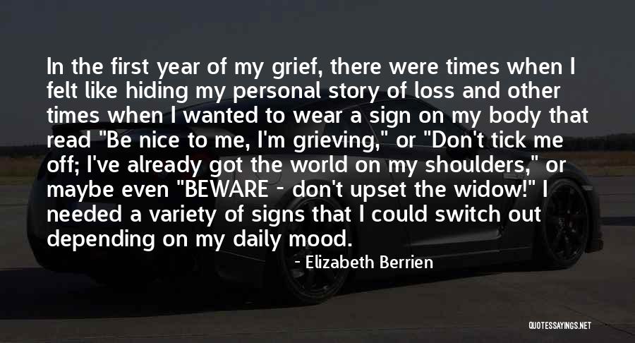 Sign Off Quotes By Elizabeth Berrien