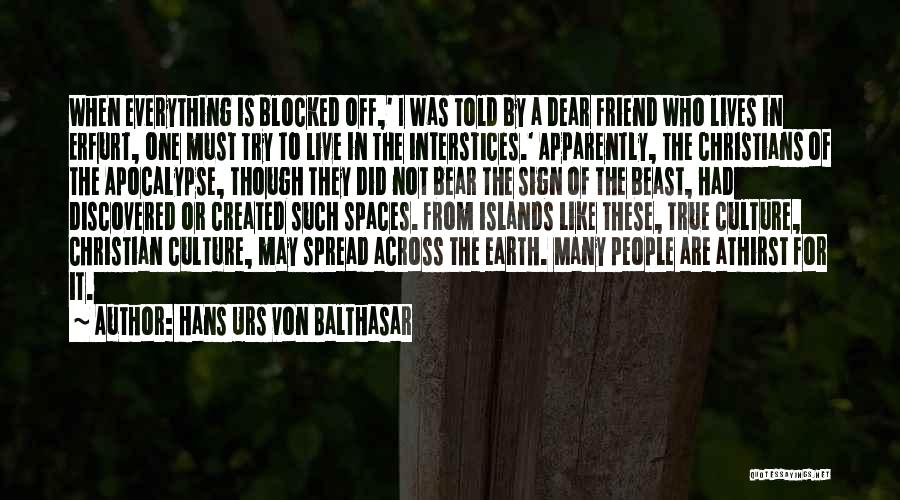 Sign Off Quotes By Hans Urs Von Balthasar