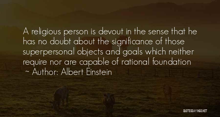 Significance Of Goals Quotes By Albert Einstein