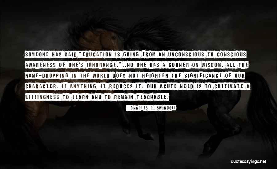 Significance Quotes By Charles R. Swindoll Significance Quotes By Charles R. Swindoll