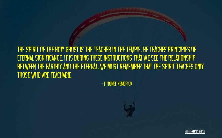 Significance Quotes By L. Lionel Kendrick Significance Quotes By L. Lionel Kendrick
