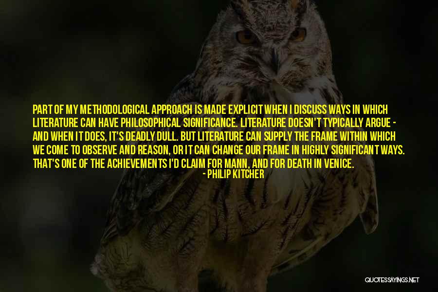 Significant Change Quotes By Philip Kitcher Significant Change Quotes By Philip Kitcher