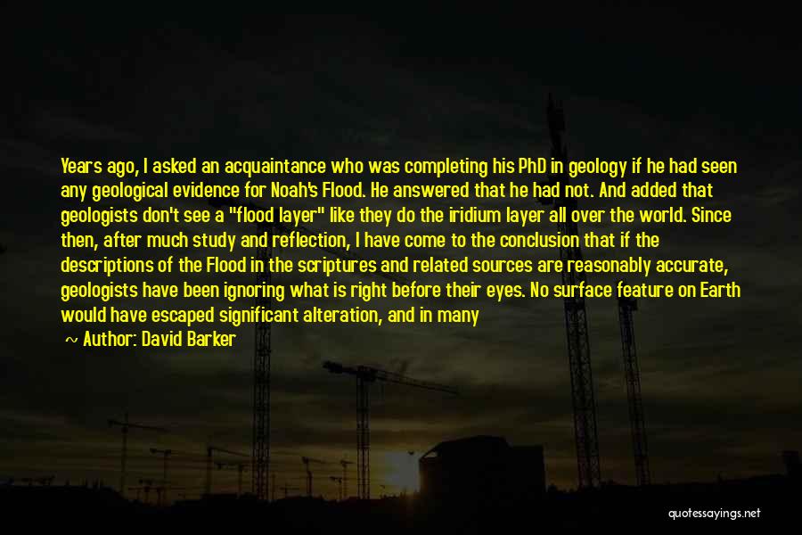 Significant Places Quotes By David Barker