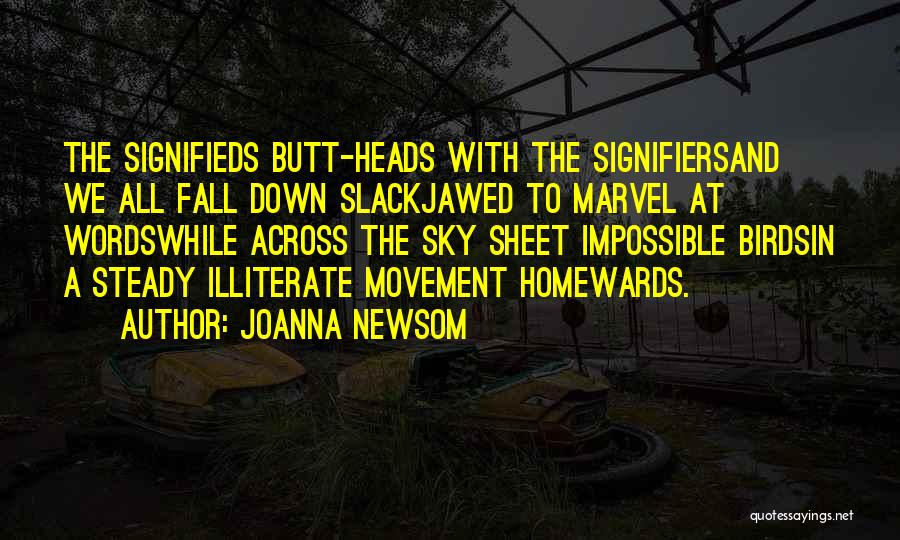 Signifiers Quotes By Joanna Newsom