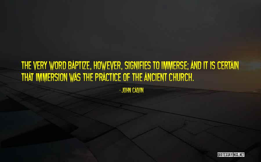 Signifies Other Word Quotes By John Calvin Signifies Other Word Quotes By John Calvin