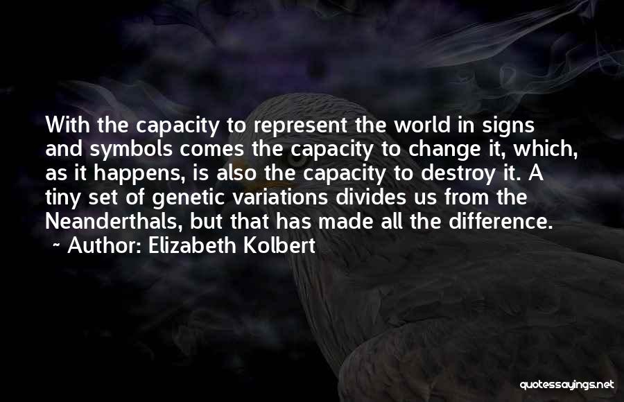 Signs Of Change Quotes By Elizabeth Kolbert