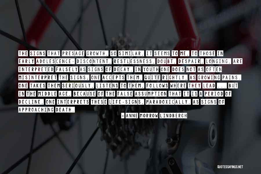 Signs Of Death Quotes By Anne Morrow Lindbergh Signs Of Death Quotes By Anne Morrow Lindbergh