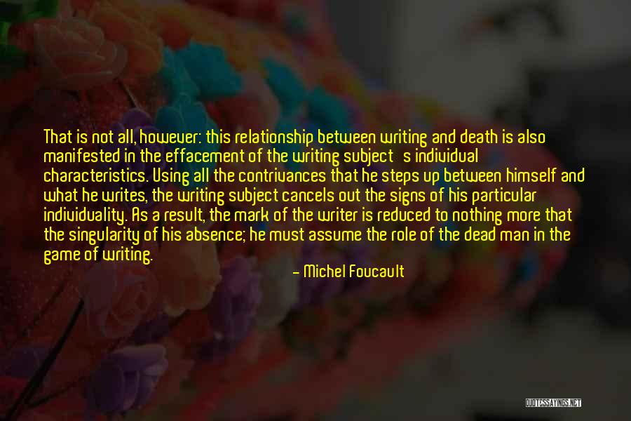Signs Of Death Quotes By Michel Foucault Signs Of Death Quotes By Michel Foucault