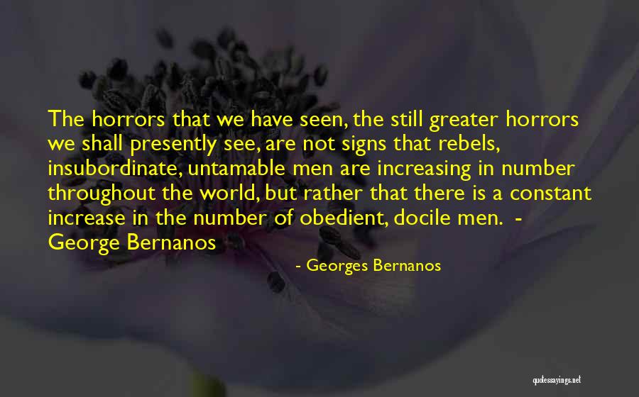 Signs The World Quotes By Georges Bernanos Signs The World Quotes By Georges Bernanos