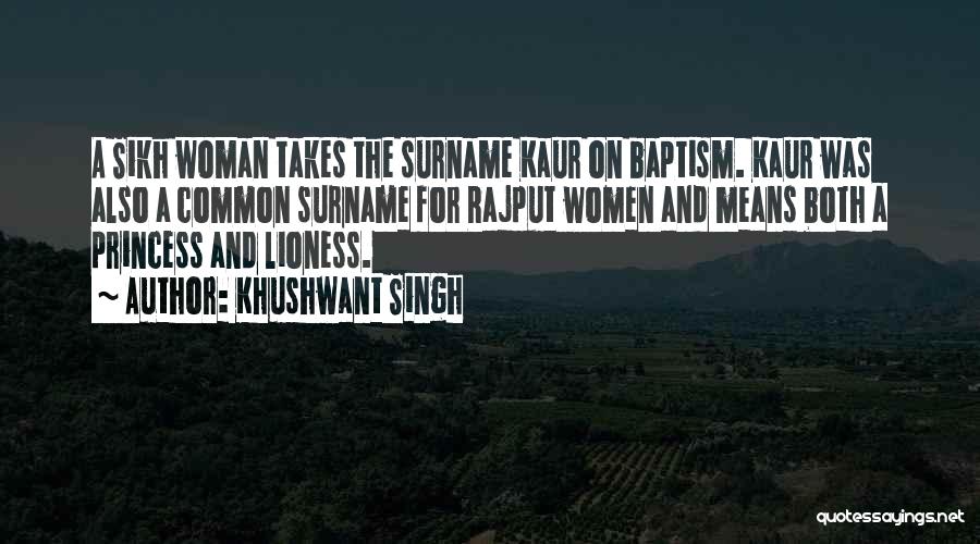 Sikh Quotes By Khushwant Singh