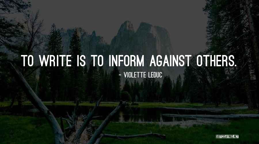 Silaha Flounce Quotes By Violette Leduc Silaha Flounce Quotes By Violette Leduc