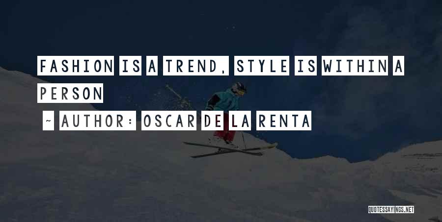 Silbar En Quotes By Oscar De La Renta