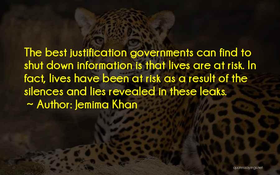 Silence And Lies Quotes By Jemima Khan