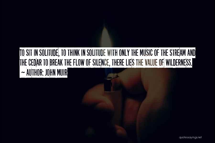 Silence And Lies Quotes By John Muir